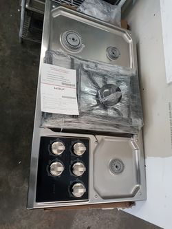 Wolf 36" LP cook top