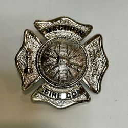 Rare Vintage Obsolete Macopin Fire Department Badge Pin Nice!