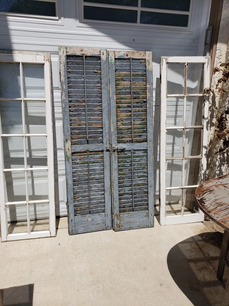 French antique shutters