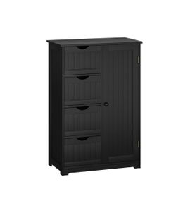 Wooden Cabinet with 4 Drawers
