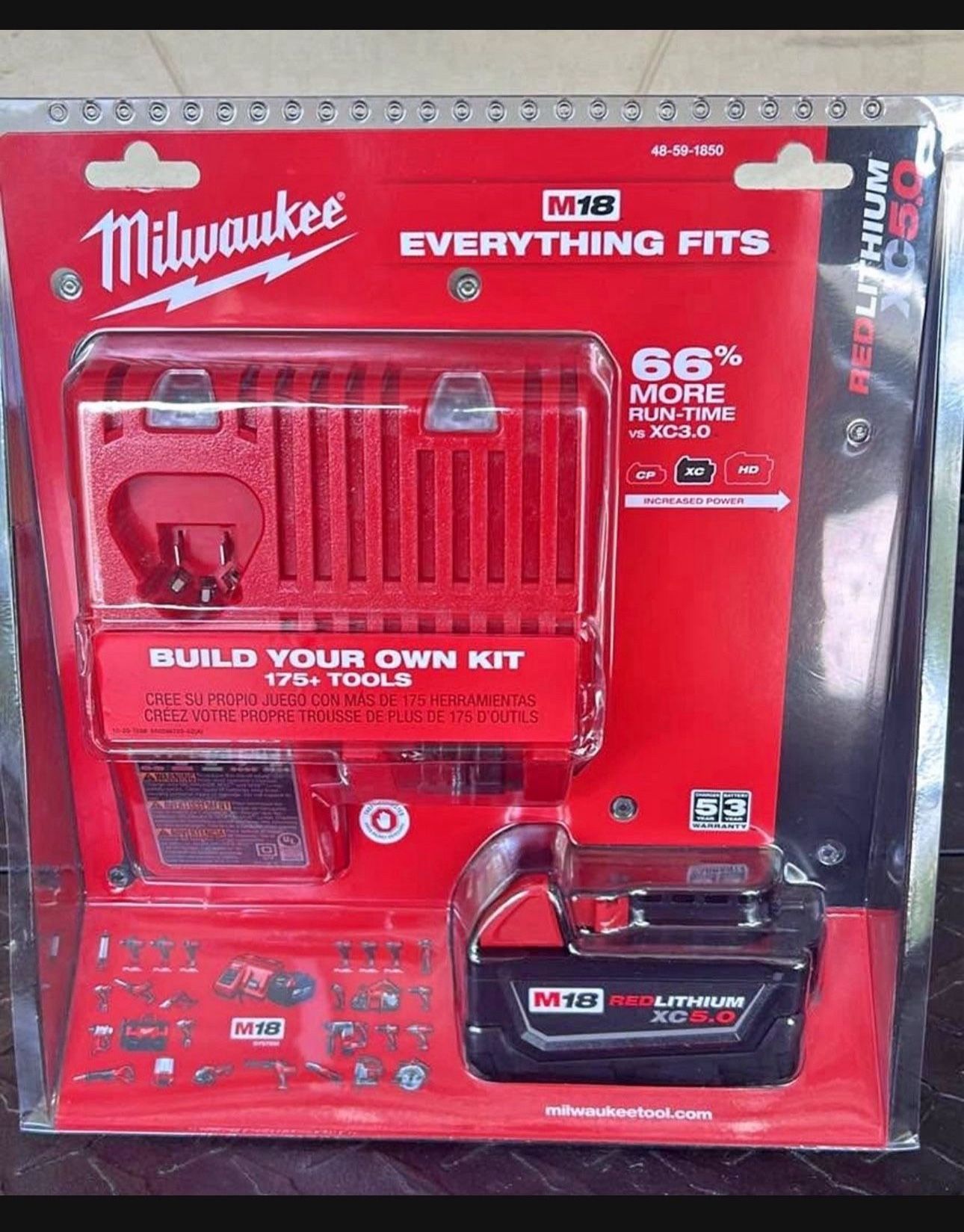 🔥 Milwaukee M12 & M18 charger + M18 5.0 battery