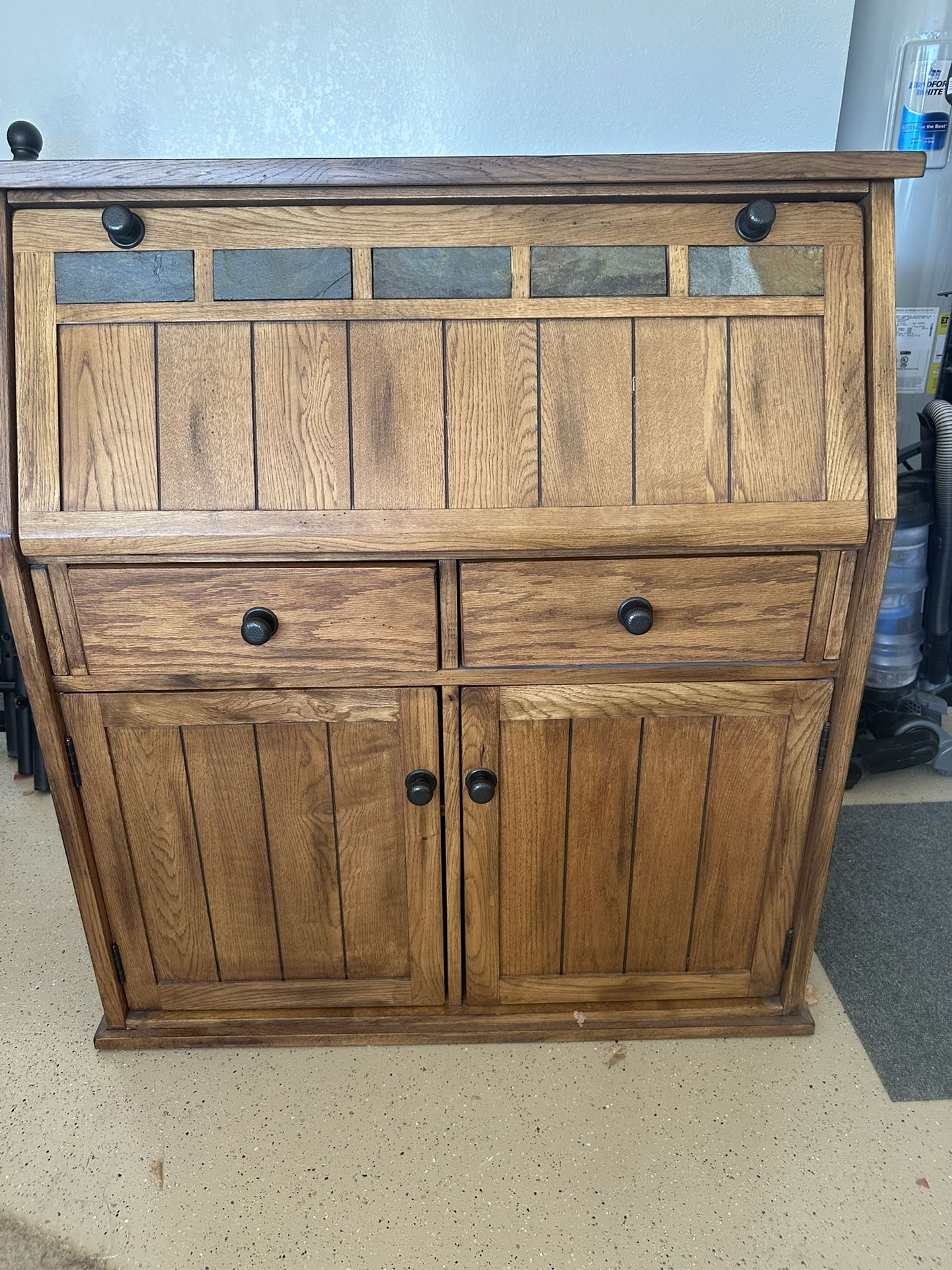 Oak Secretary Desk