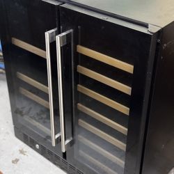 Wine Fridge Double Doors Wine Enthusiastic 