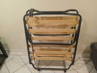 Folding bed frame