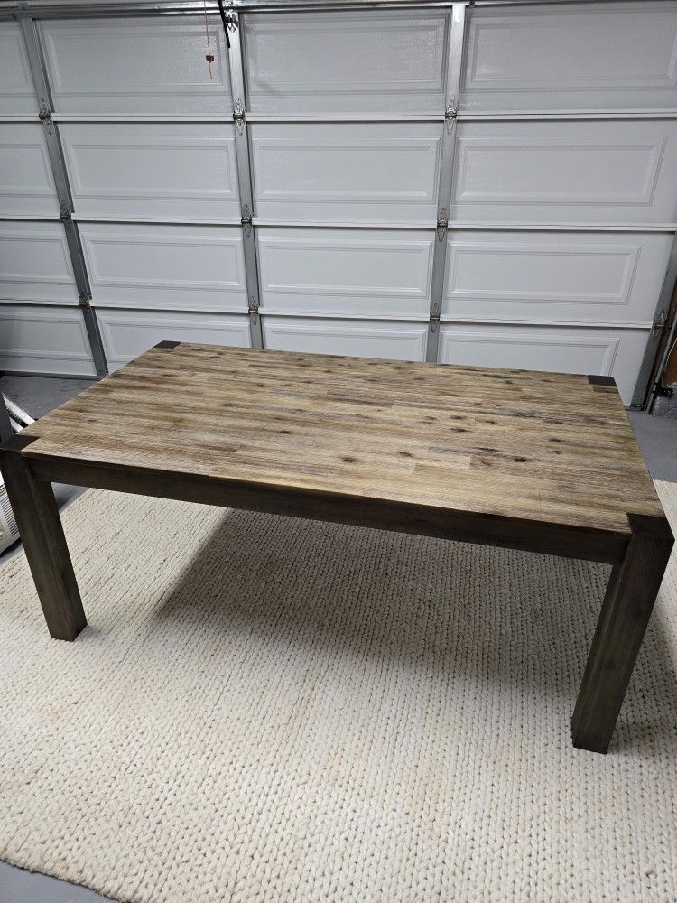 WOOD DINING TABLE MODERN DINING TABLE BOHO DINING TABLE RUSTIC DINING TABLE