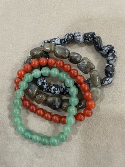 Stone bracelets