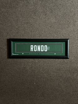 Rajon Rondo Framed Signature Player Print