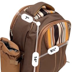 Backpack Outdoor Picnic with Utensils