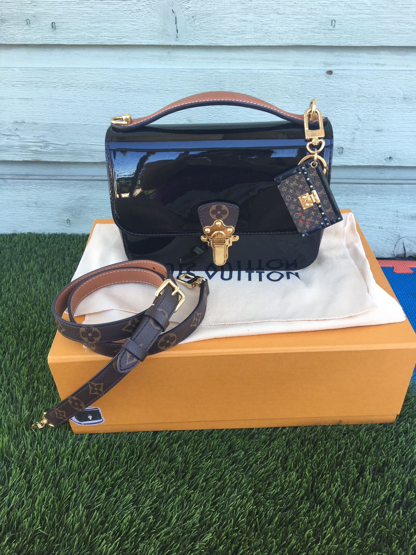 Louis Vuitton cherrywood with charm