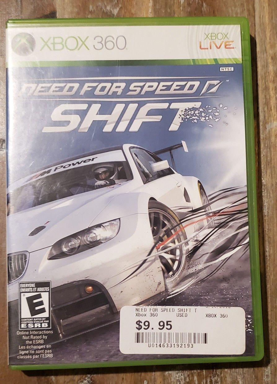 Xbox 360 Need For Speed Shift 