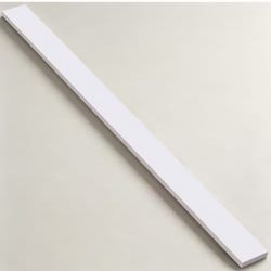  Getpro BLAN 60 in. W x 4 in. H Engineered Stone Bathroom Vanity Backsplash in Pearlescent Speckled White for Wall Protection