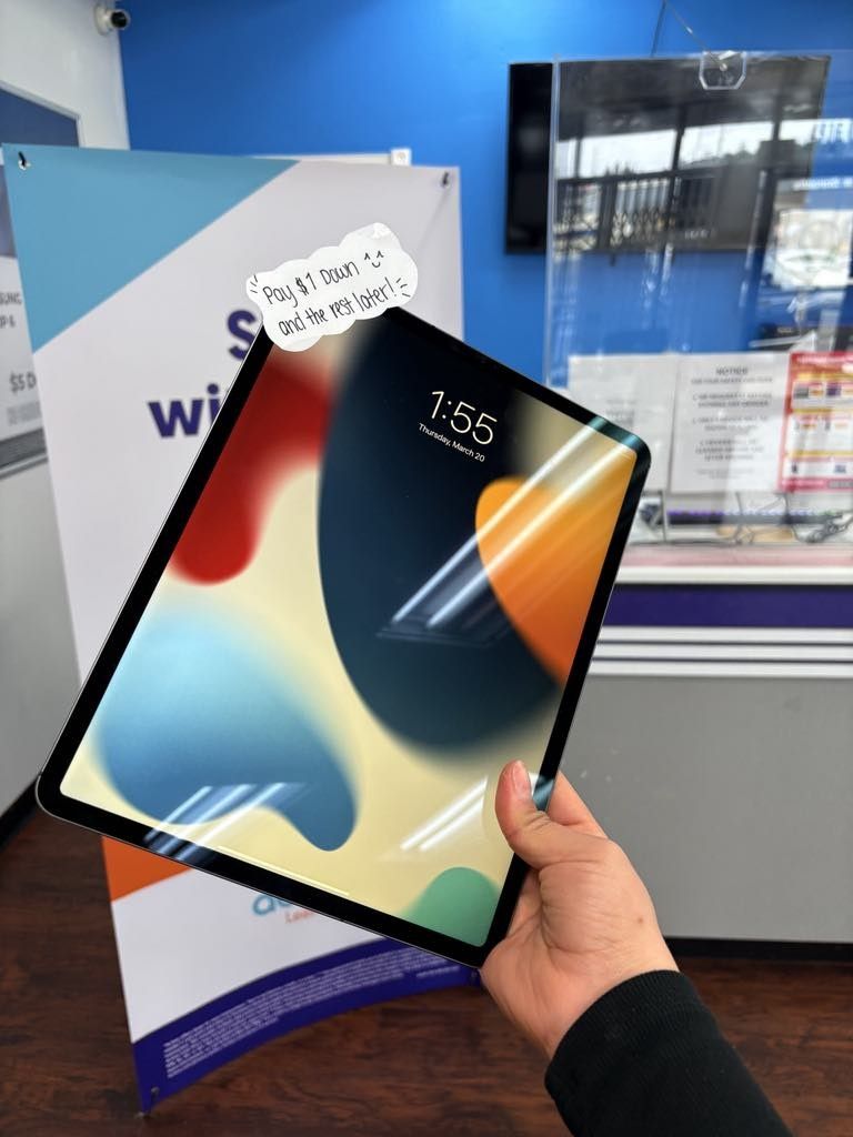 Apple iPad Pro 12.9 Inch 4th Gen Tablet - Payments Available - Pay $1 Down To take It home