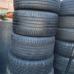 Pair 315/30 /22 Continental 