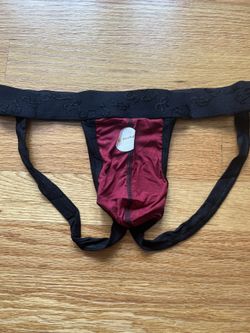 New Men’s Jockstraps Sexy Red double jockstraps underwear size M or L