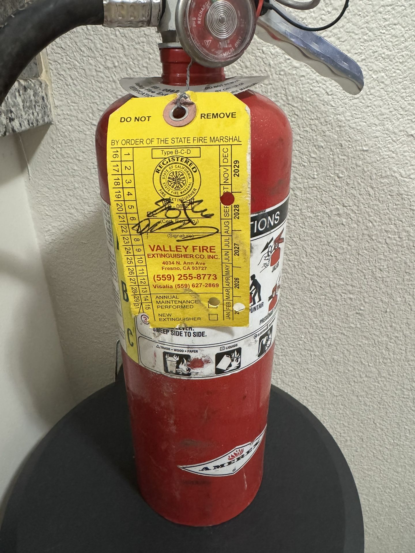 Amerex 5lb Updated Fire Extinguisher