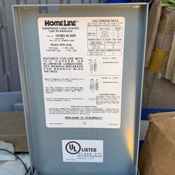 Home Line Rainproof Load Center Square D Breaker Box