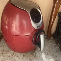 2 POWERXL POWER AIR FRYER XL 2.4 QUART MODEL AF-240 RED AIRFRYER 