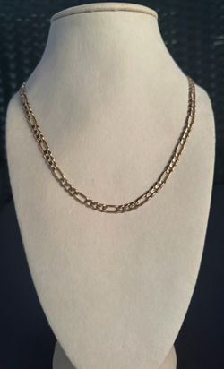 14K Solid Gold Figaro Chain | 22” | 4.8mm | 24.5g