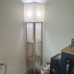 Lamp With Shelves