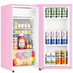 Brand New Unopened Pink Mini Fridge With Freezer 