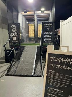 Mobile axe throwing company