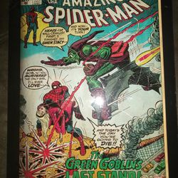  Spiderman magazine "Green Goblins LAST STAND!"  framing.  MARVEL