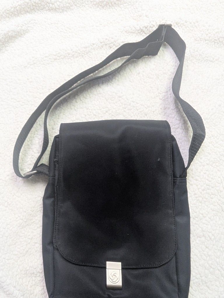 Men's Black Crossbody Bag