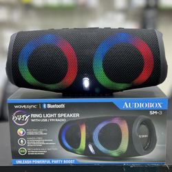 🎉🔊Be ready for the party 🔊🎉  Party ring light speaker