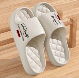 Reality Khaki Slide Sandals — Women’s US 8–9 / EU 38–39 — New
