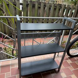 Black Three Tier Rack / Shelves