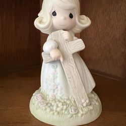 Precious Moments.  Make me an offer.  I Believe In The Old Rugged Cross