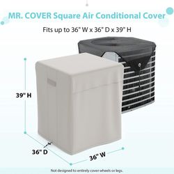 New 36x36x39”H  Ac Unit Patio Cover