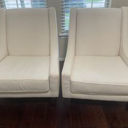 Off White Chairs (qty 2)