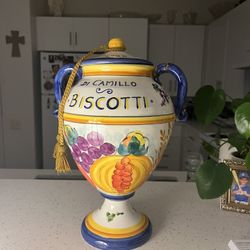 Beautiful Colorful, Bisconti Cookie Jar