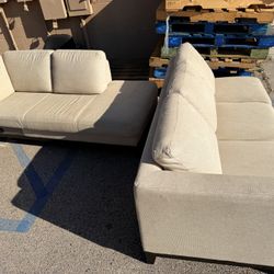 Free 2 Piece L-shaped Couch