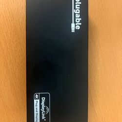 Plugable 4K DisplayPort and HDMI Dual Monitor Adapter for USB 3.0 and USB-C, 