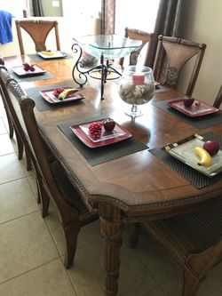 Luxury Wood  8 Seat Dining Room