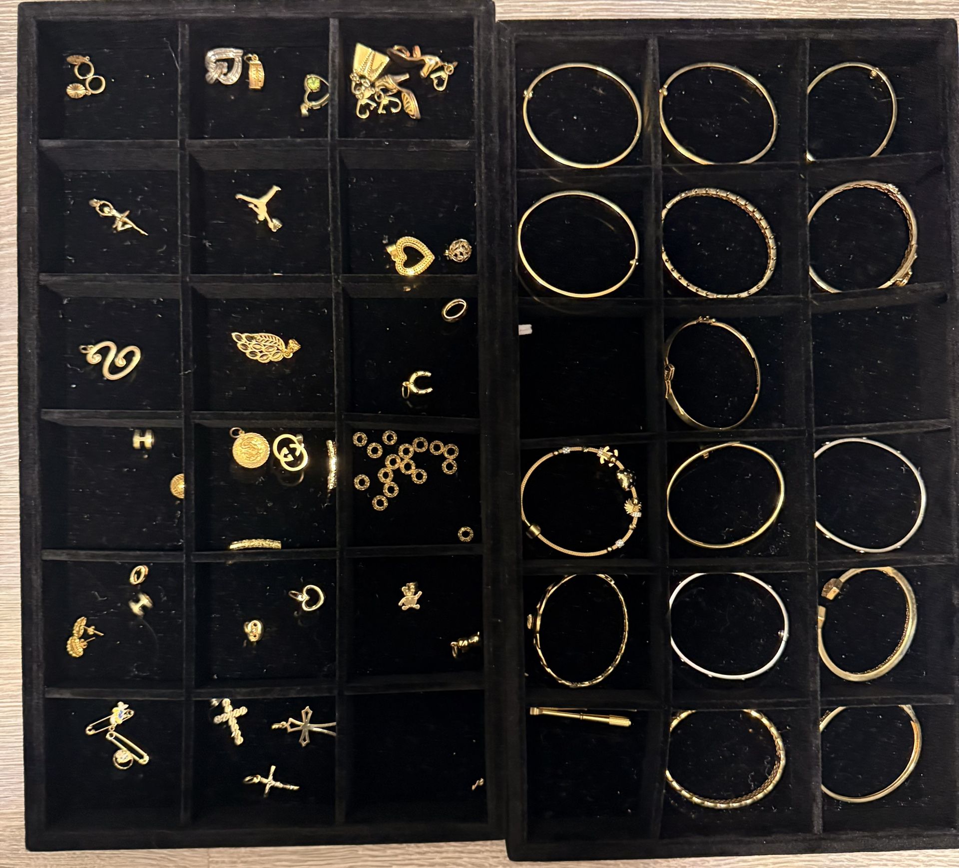 18k Real Gold Jewelry 