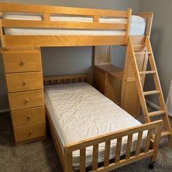 Wooden Bunk Bed