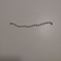 6.5 Inch Real Pearl Bracelet
