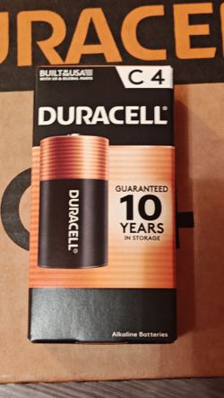 C4 batteries Duracell
