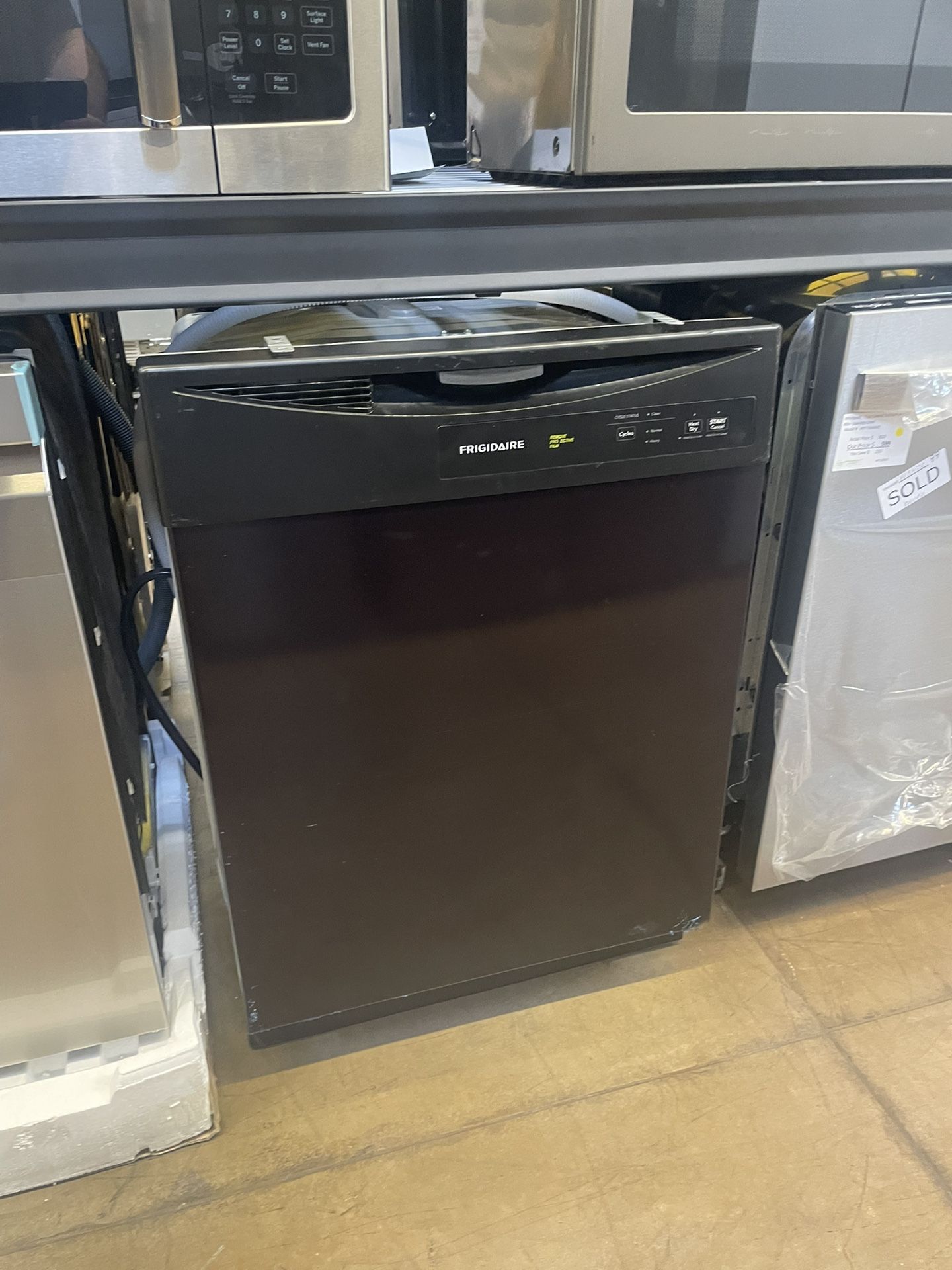 Frigidaire Black Dishwasher Front Control 24