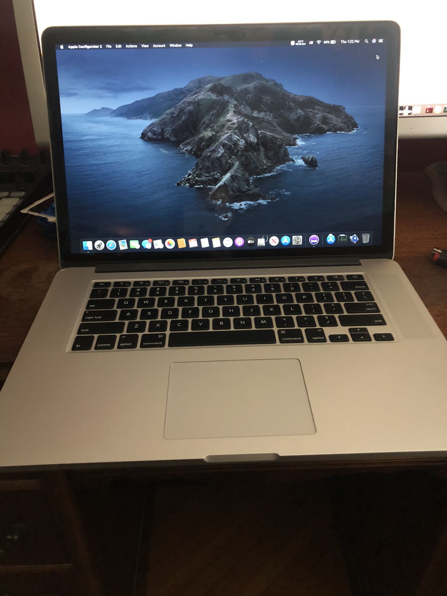 Apple MacBook Pro 15-Inch i7" 2.8 Mid-2015 a1398
