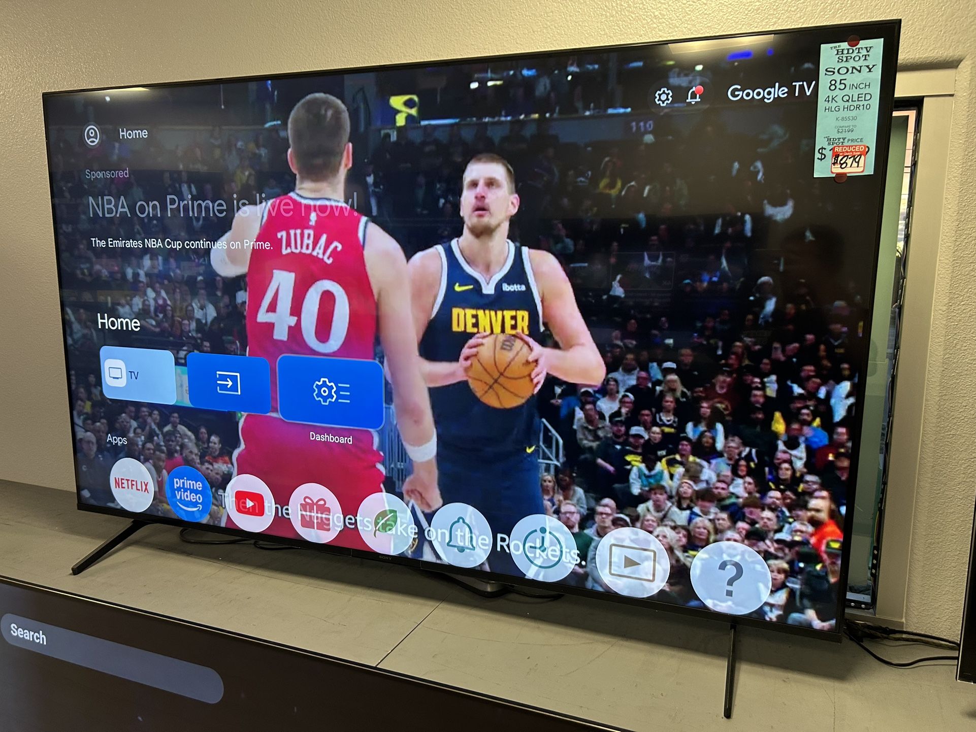 Sony 85-inch 4k smart tv 2025 (Bravia 3) K-85S30