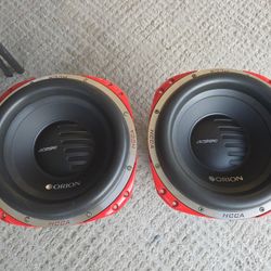 Two Orion Hcca 12s Dual 4 Ohm