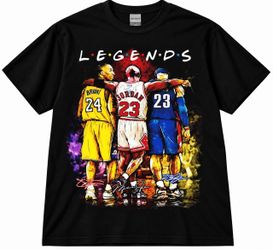 Legends NBA Graphic T-Shirt Gildan Heavy Cotton