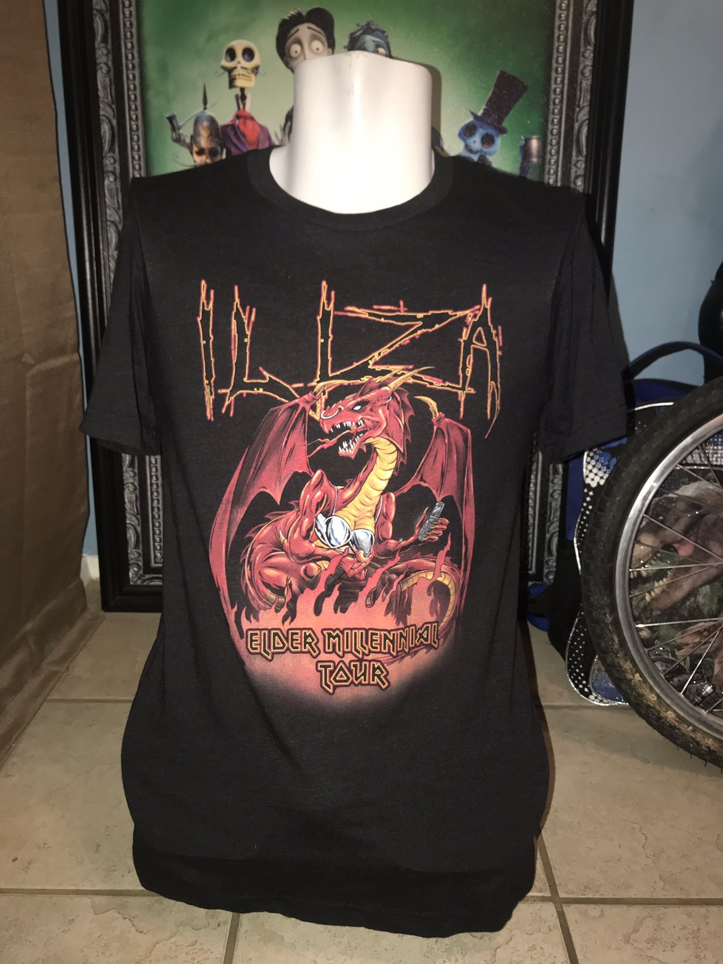 Iliza Shlesinger Elder Millennial Tour T Shirt Size Medium