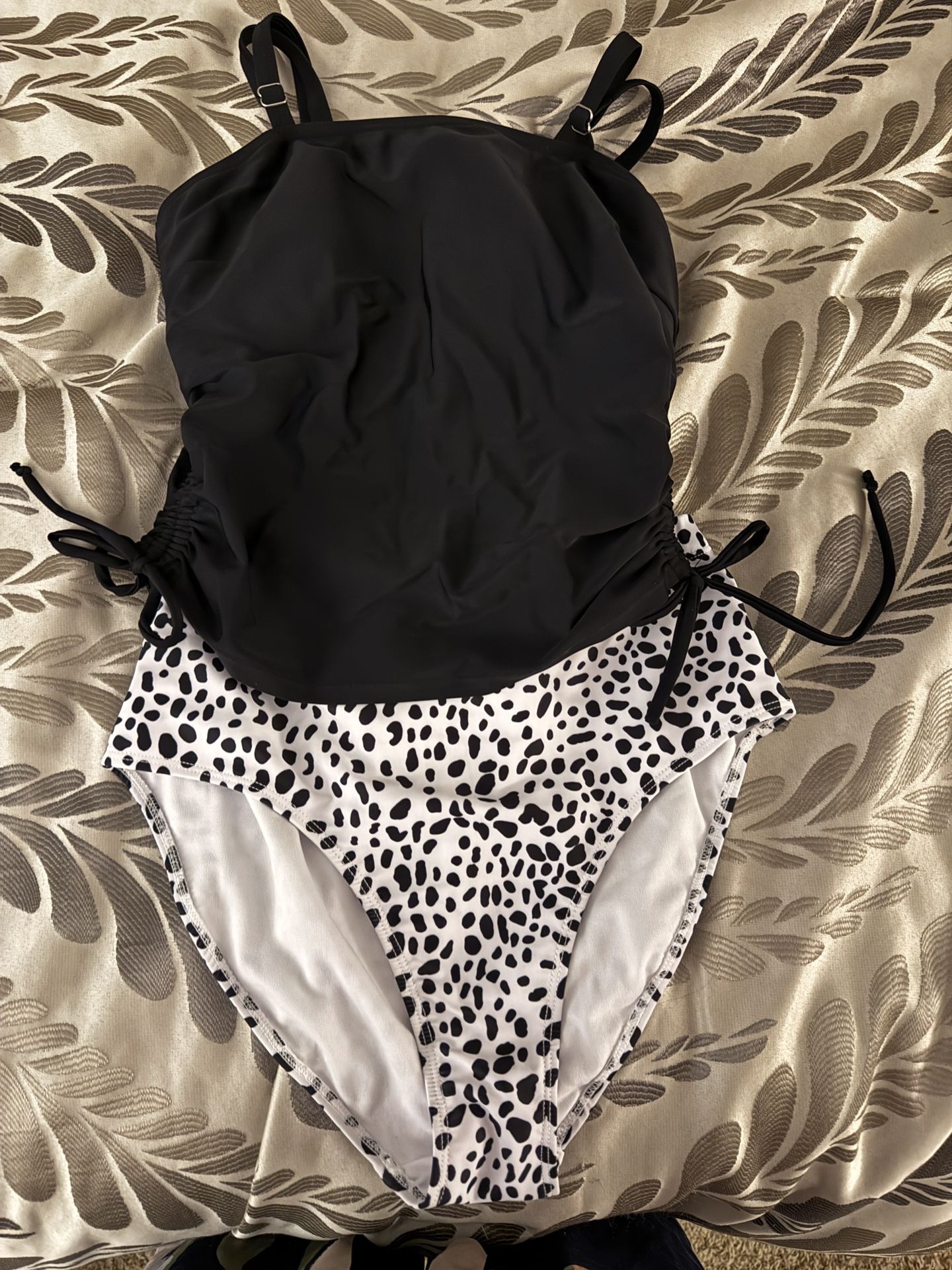 Tankini With High waisted Bottoms