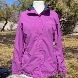 Columbia Women’s Arcadia II Waterproof Breathable Small Mulberry Jacket Coat GUC