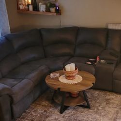 Couch...5 Seat Sectional, Charcoal in color..